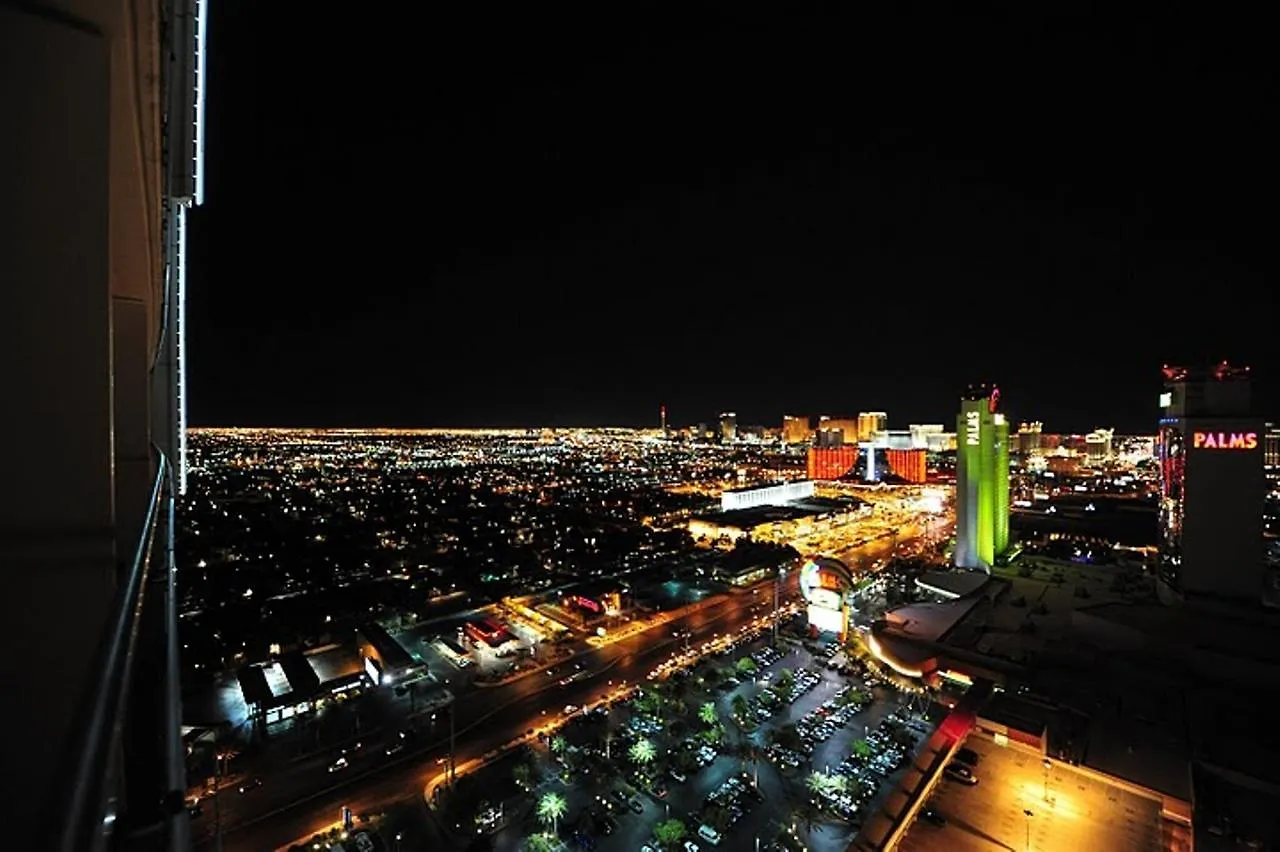 Palms Place Studio With Balcony & Strip View Las Vegas Lägenhetshotell