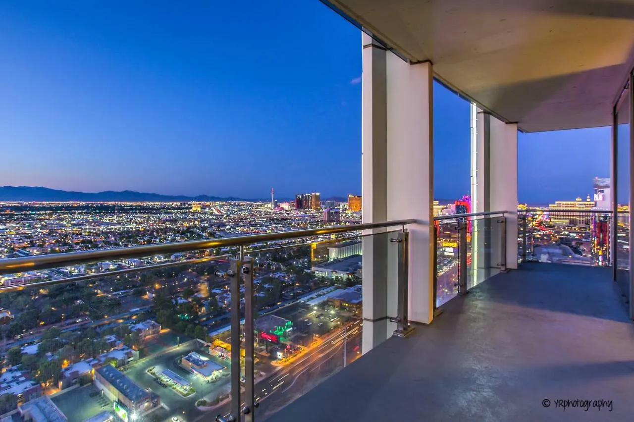 Palms Place Studio With Balcony & Strip View Las Vegas Aparthotel