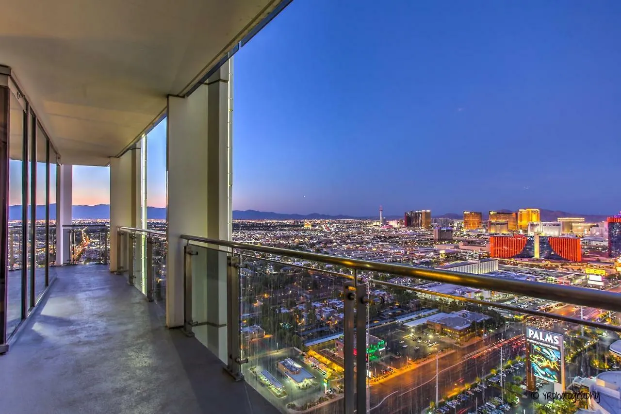 Palms Place Studio With Balcony & Strip View Las Vegas 0*,