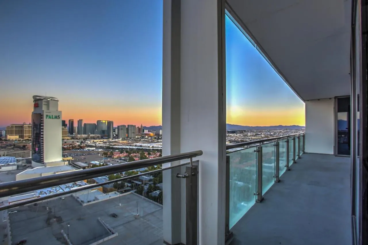 Palms Place Studio With Balcony & Strip View Las Vegas