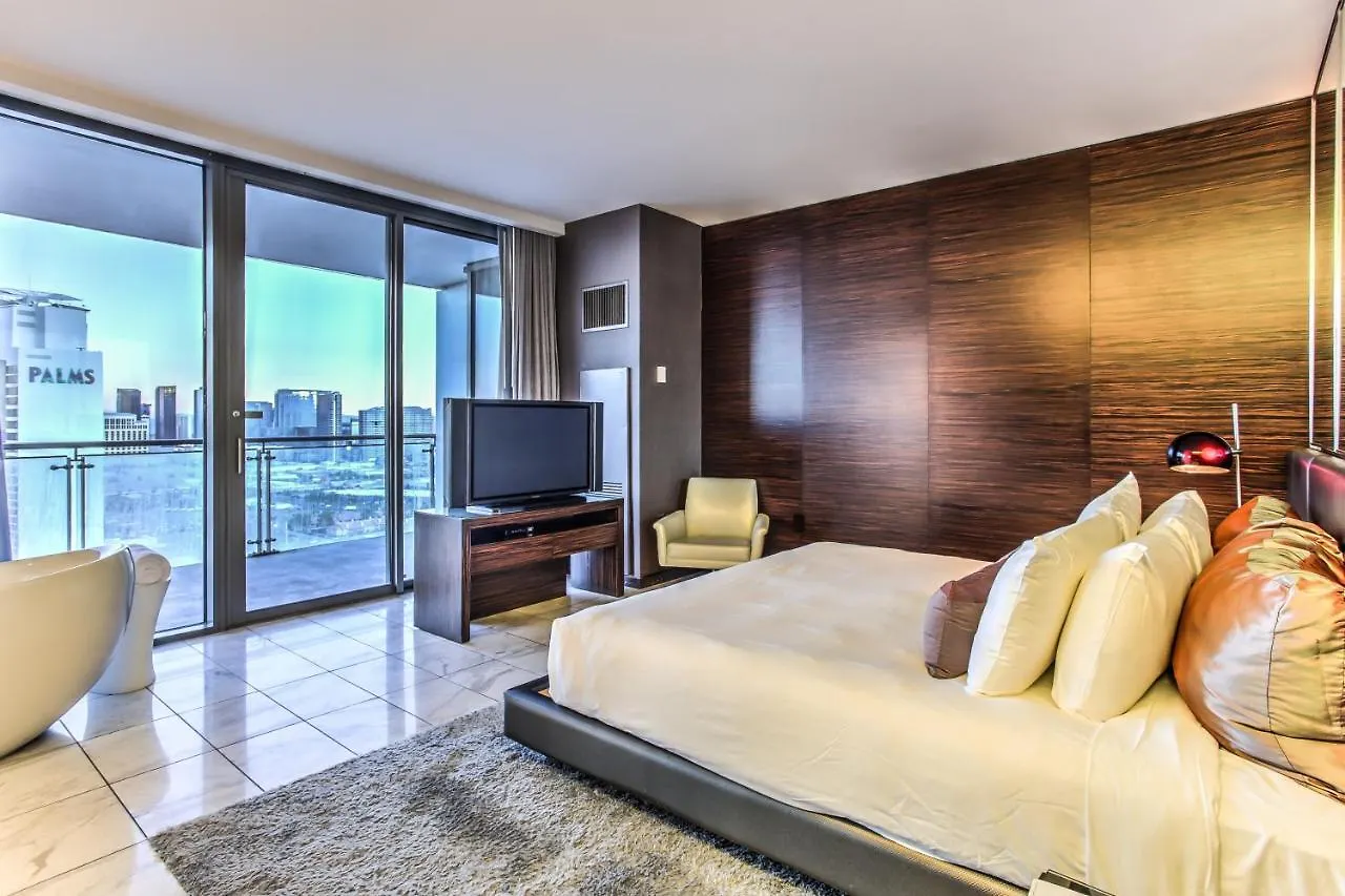 Palms Place Studio With Balcony & Strip View Las Vegas Aparthotel